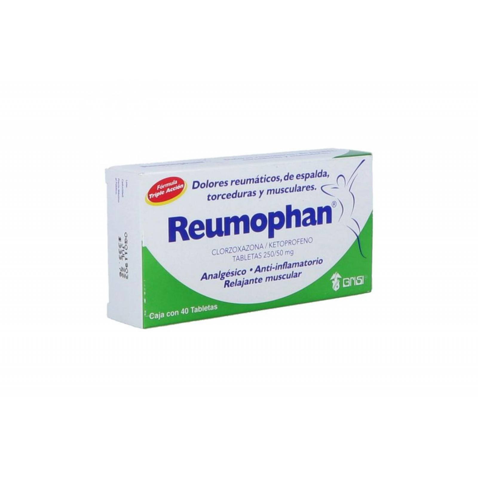 Reumophan 300 mg Caja Con 40 Tabletas 