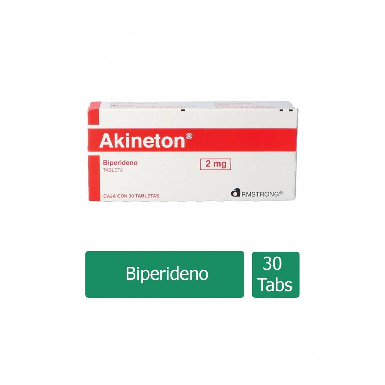 Akineton 2 mg Caja Con 30 Tabletas 