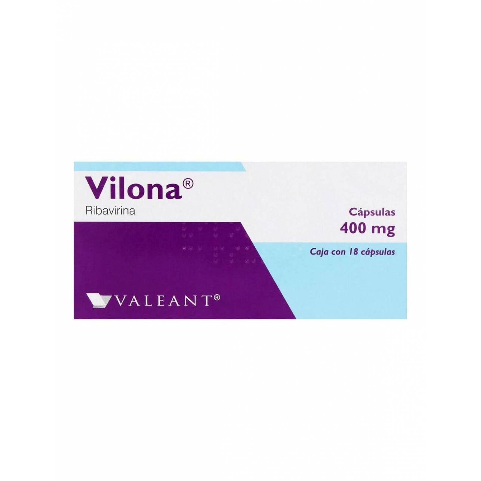 Vilona 400 mg Caja Con 18 Cápsulas 