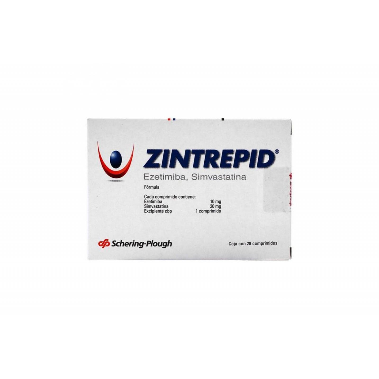 Zintrepid 10mg/20mg Caja Con 28 Comprimidos 