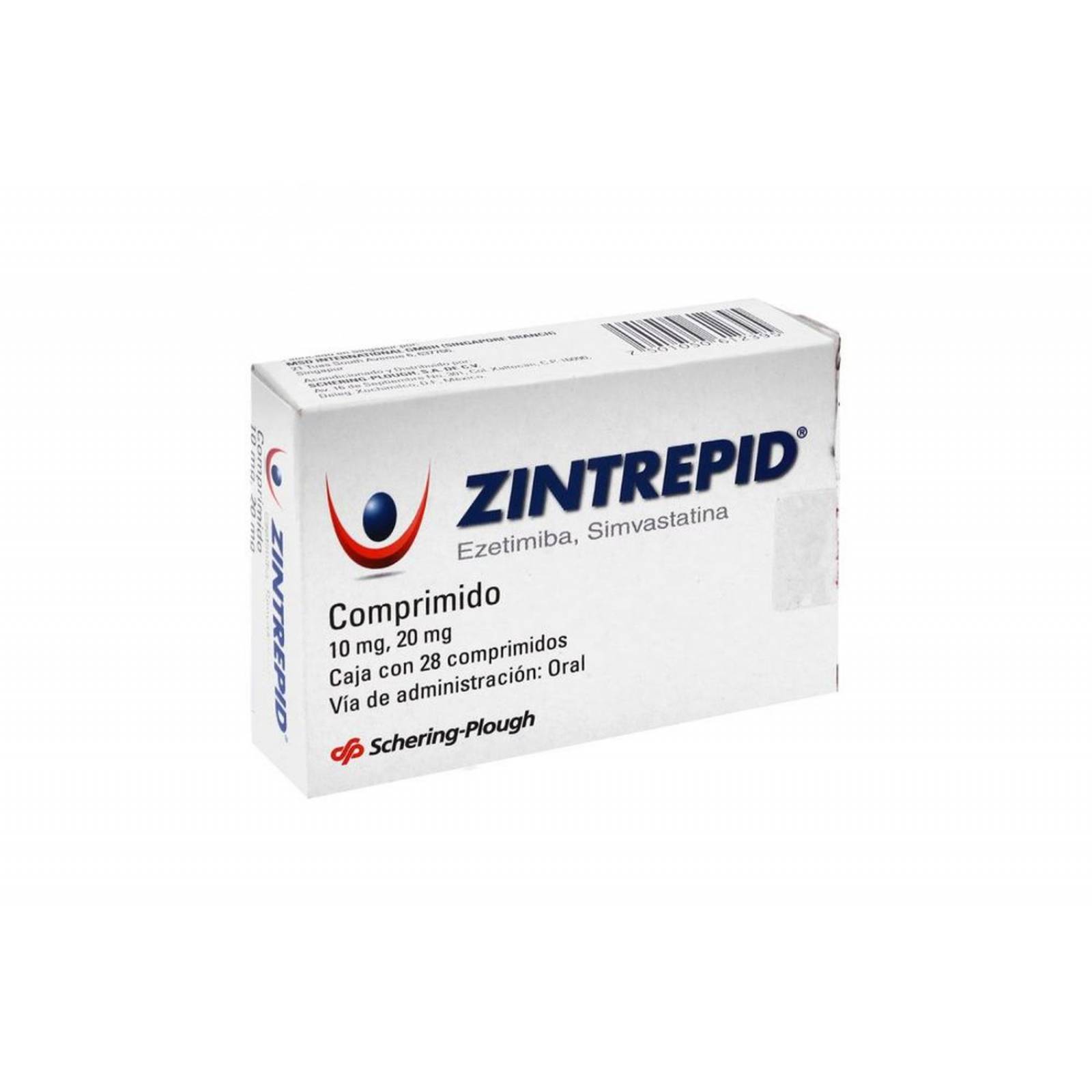 Zintrepid 10mg/20mg Caja Con 28 Comprimidos 