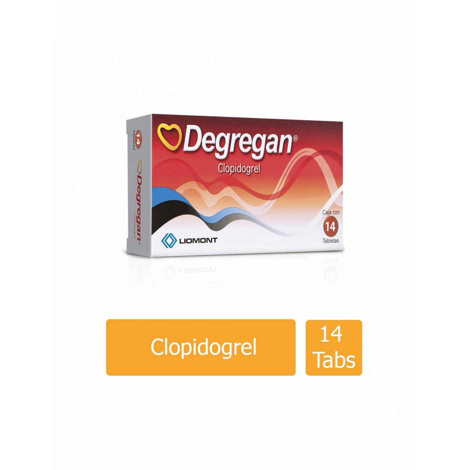 Degregan 75 mg Caja Con 14 Tabletas 
