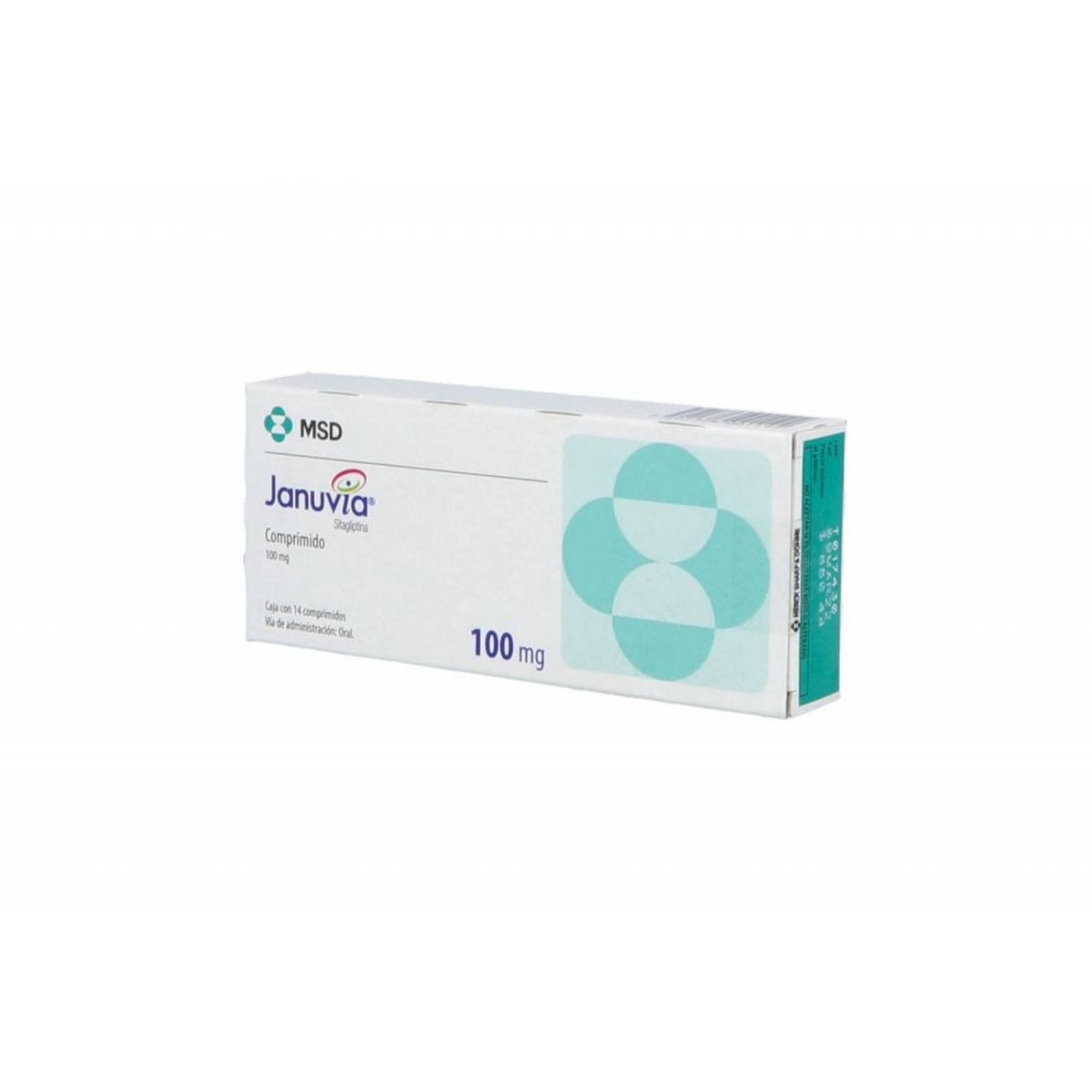 Januvia 100 mg Caja Con 14 Comprimidos 