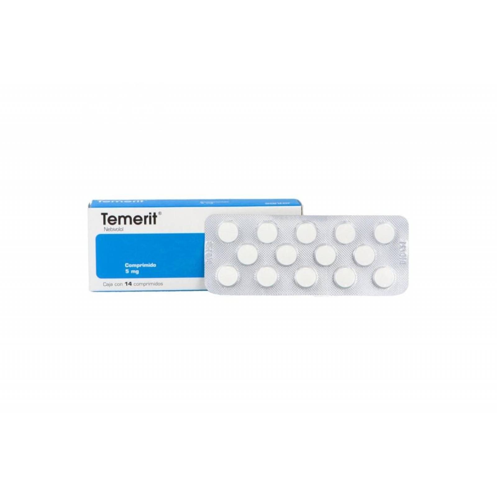 Temerit 5 mg Caja Con 14 Comprimidos 