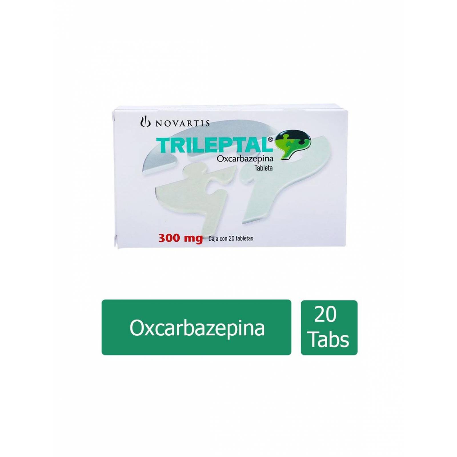 Trileptal 300 mg Caja Con 20 Tabletas 