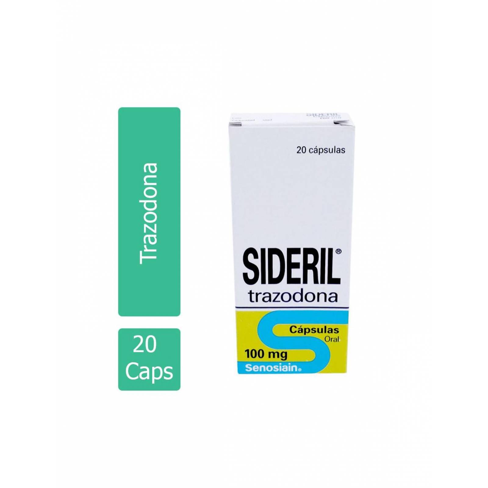 Sideril 100 mg Caja Con 20 Cápsulas 