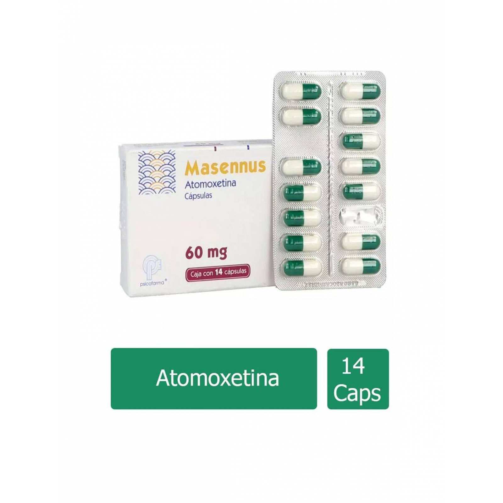 Masennus 60 mg Caja Con 14 Cápsulas 