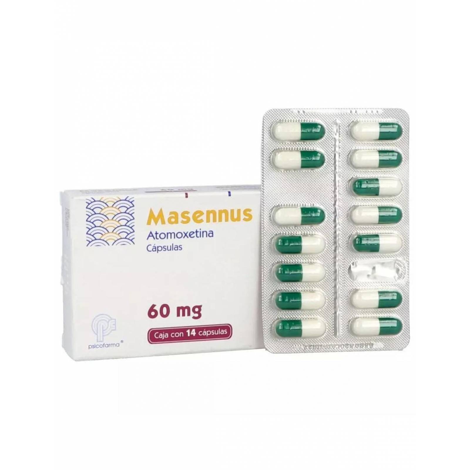 Masennus 60 mg Caja Con 14 Cápsulas 