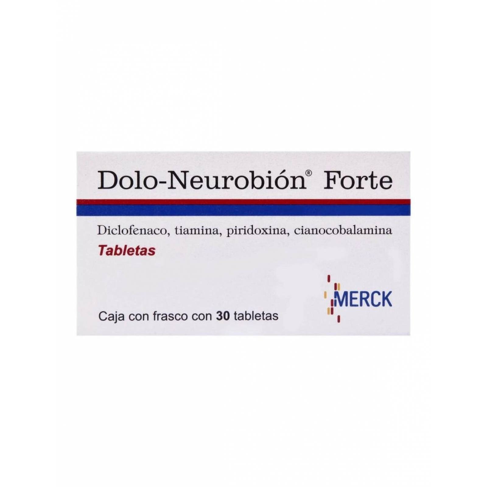 Dolo Neurobión Forte Caja Con Frasco Con 30 Tabletas 