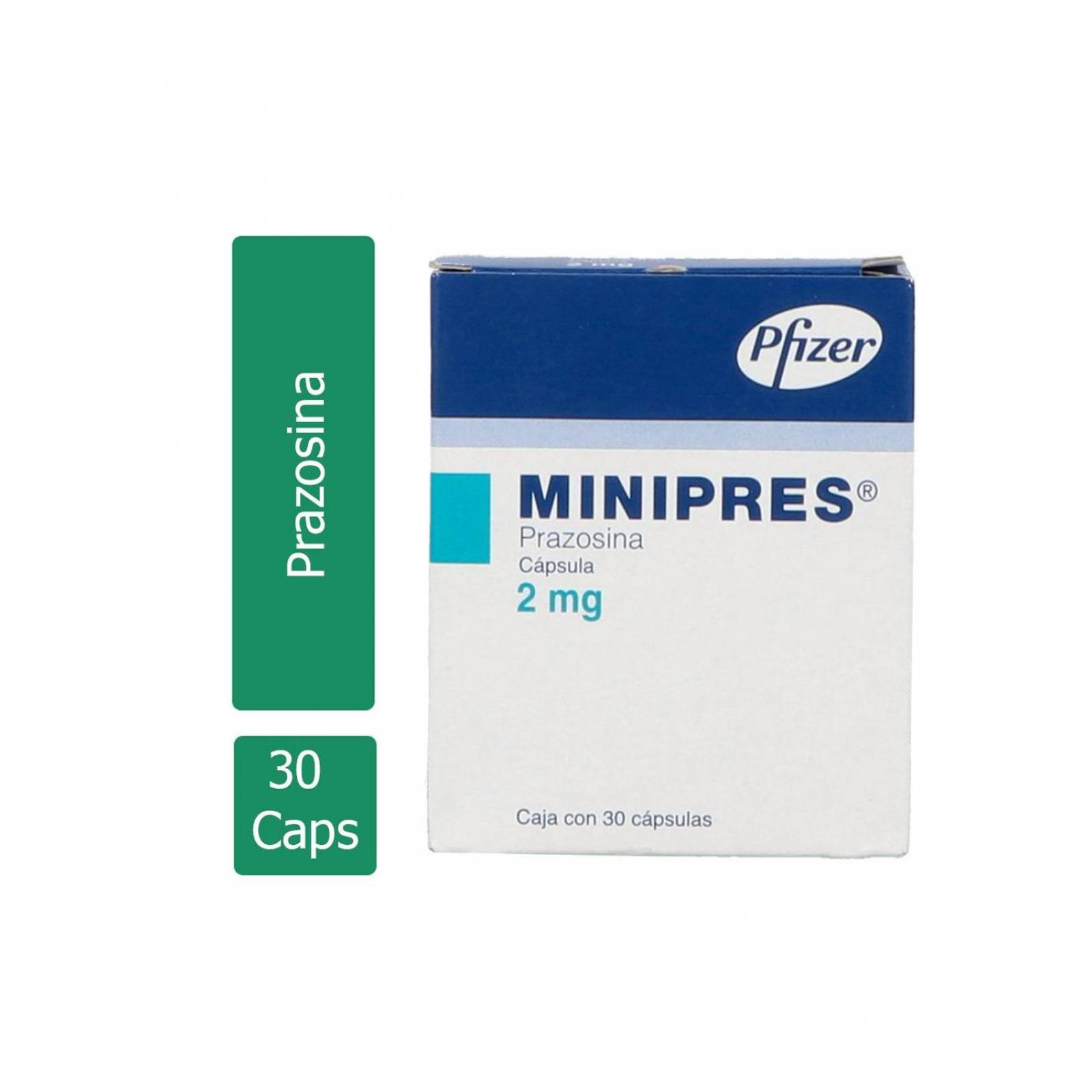 Minipres 2 Mg Caja Con 30 Cápsulas 