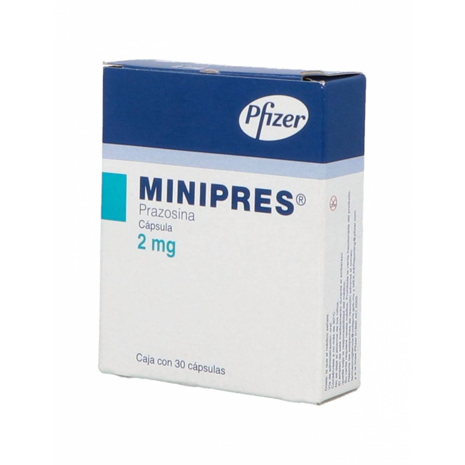 Minipres 2 Mg Caja Con 30 Cápsulas 