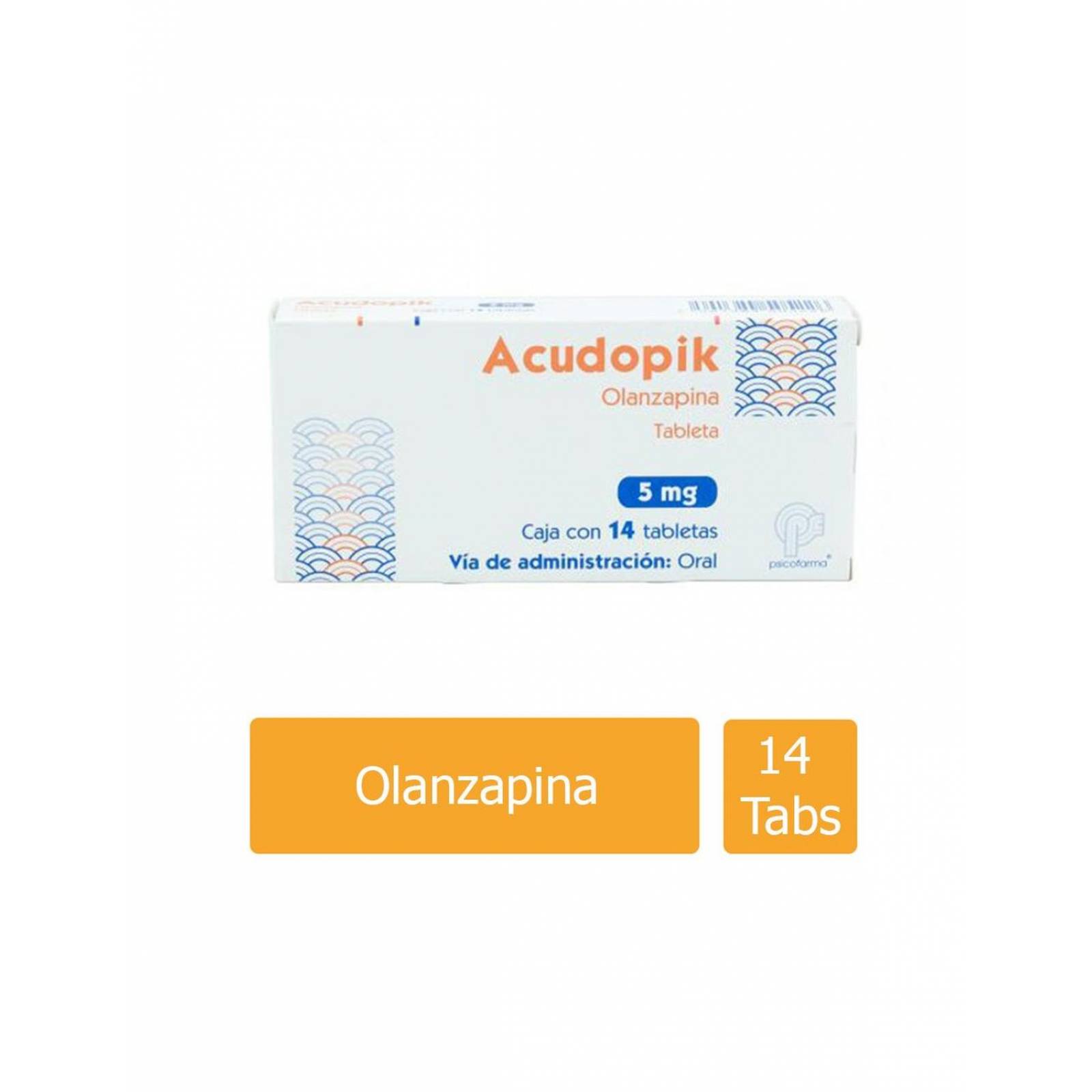 Acudopik 5 mg Caja Con 14 Tabletas 