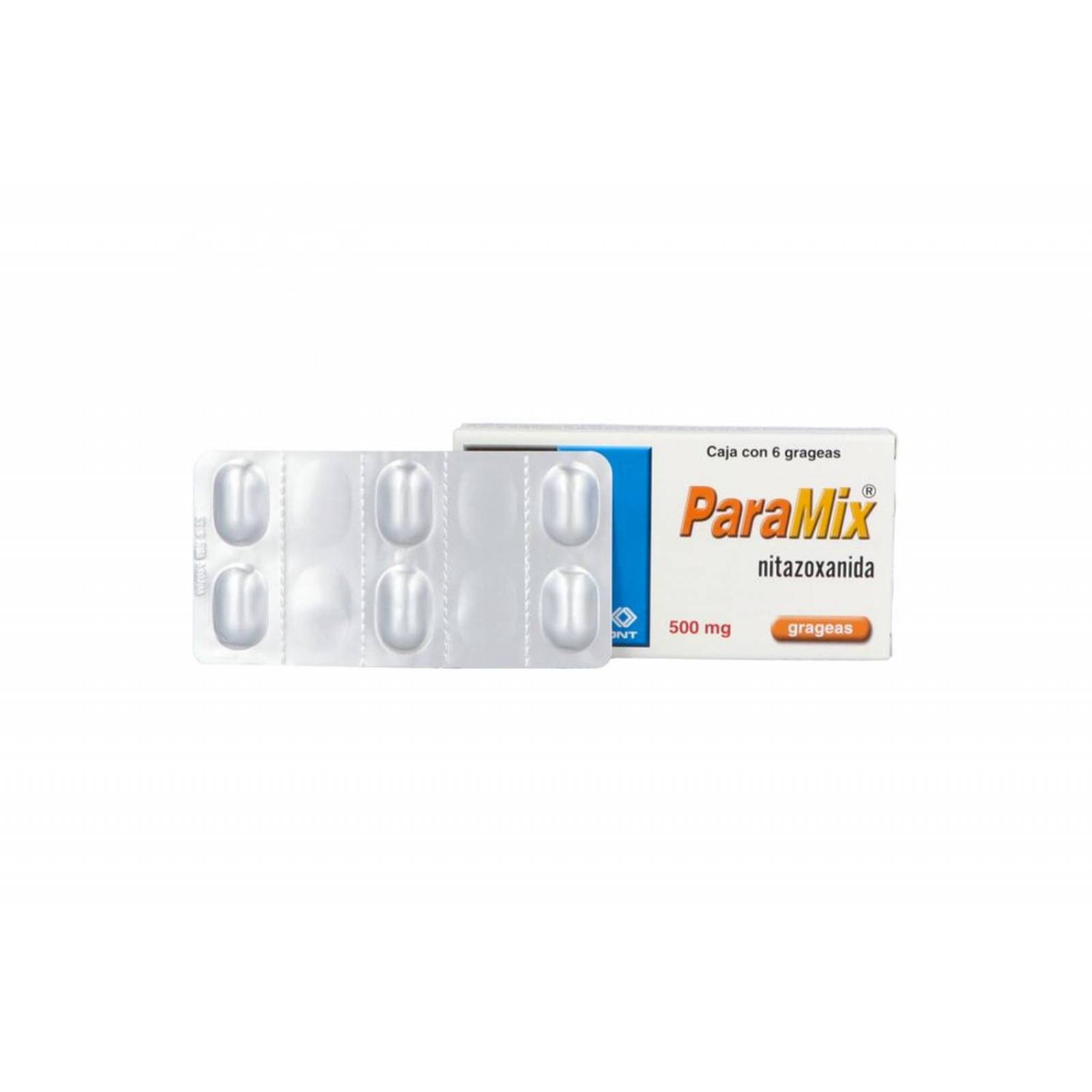 Paramix 500 mg Caja Con 6 Grageas 