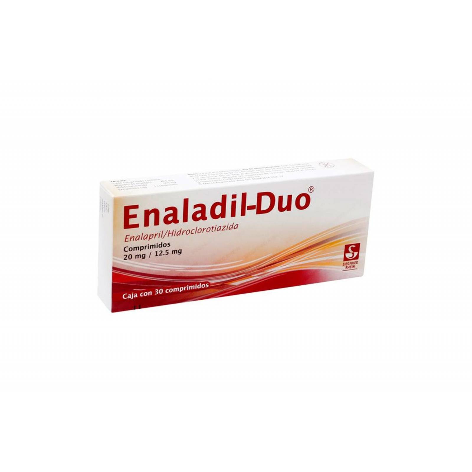 Enaladil Duo 20 mg/12.5 mg Caja Con 30 Comprimidos 