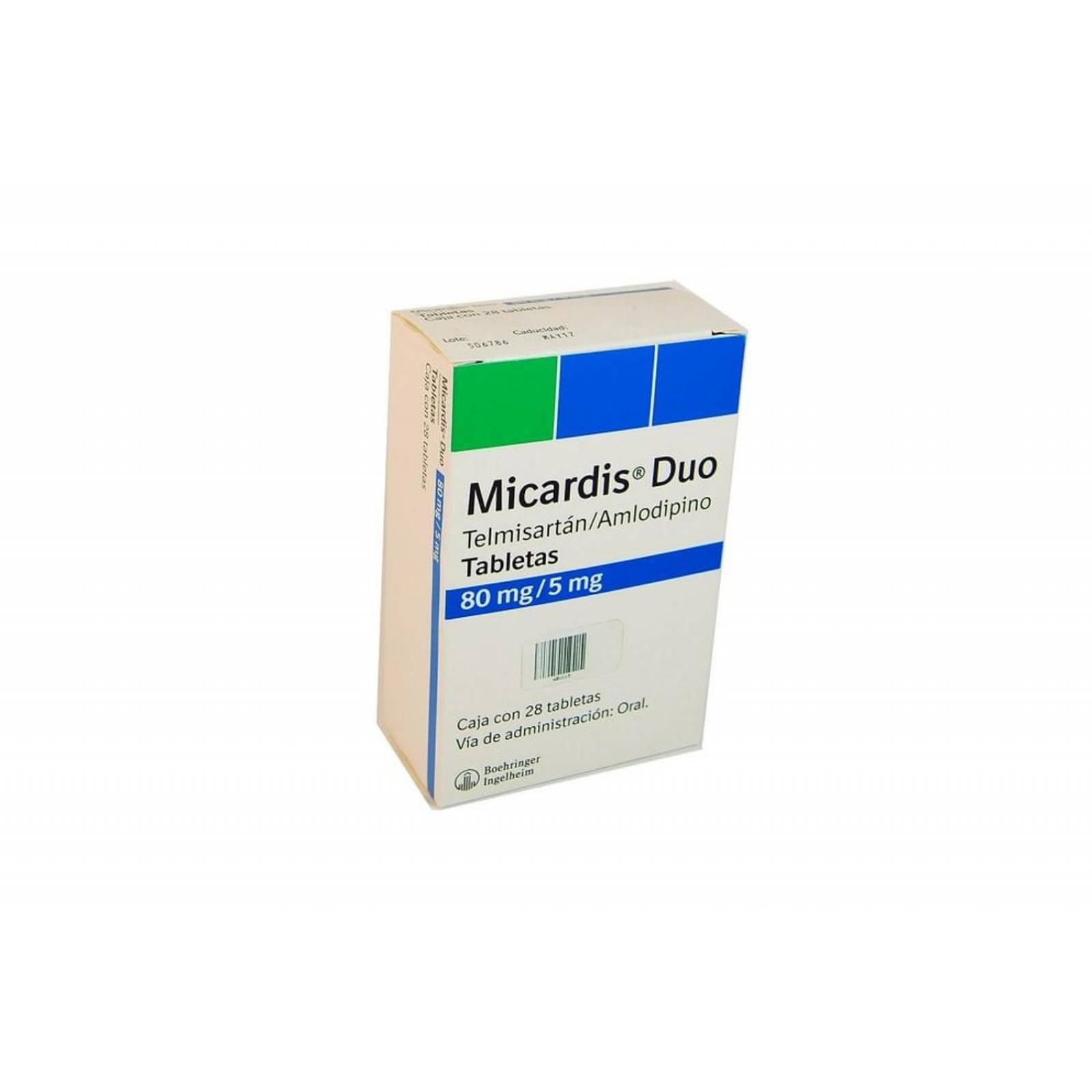 Micardis Duo 80 mg / 5 mg Caja Con 28 Tabletas 