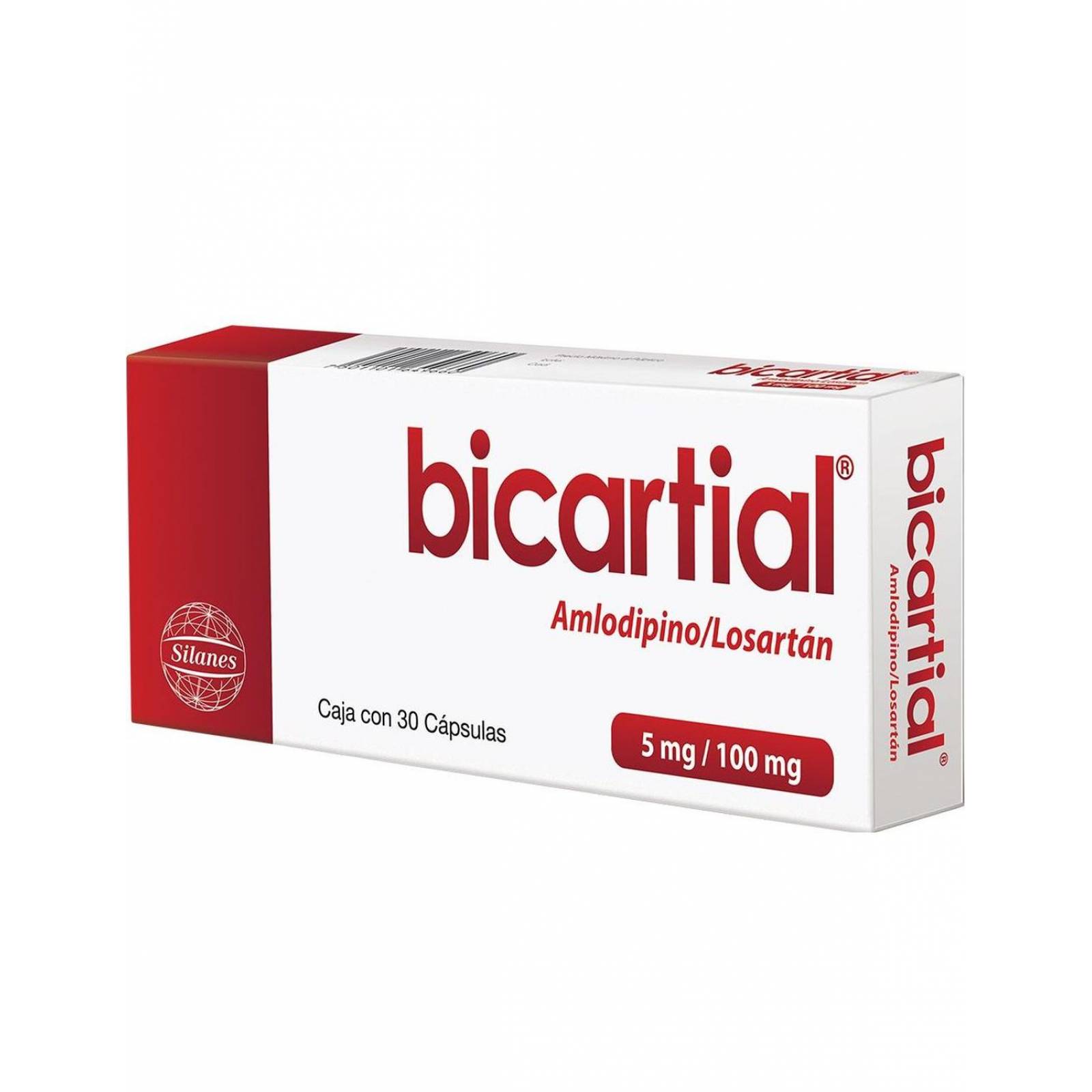 Bicartial 5 mg/100 mg Caja Con 30 Cápsulas 