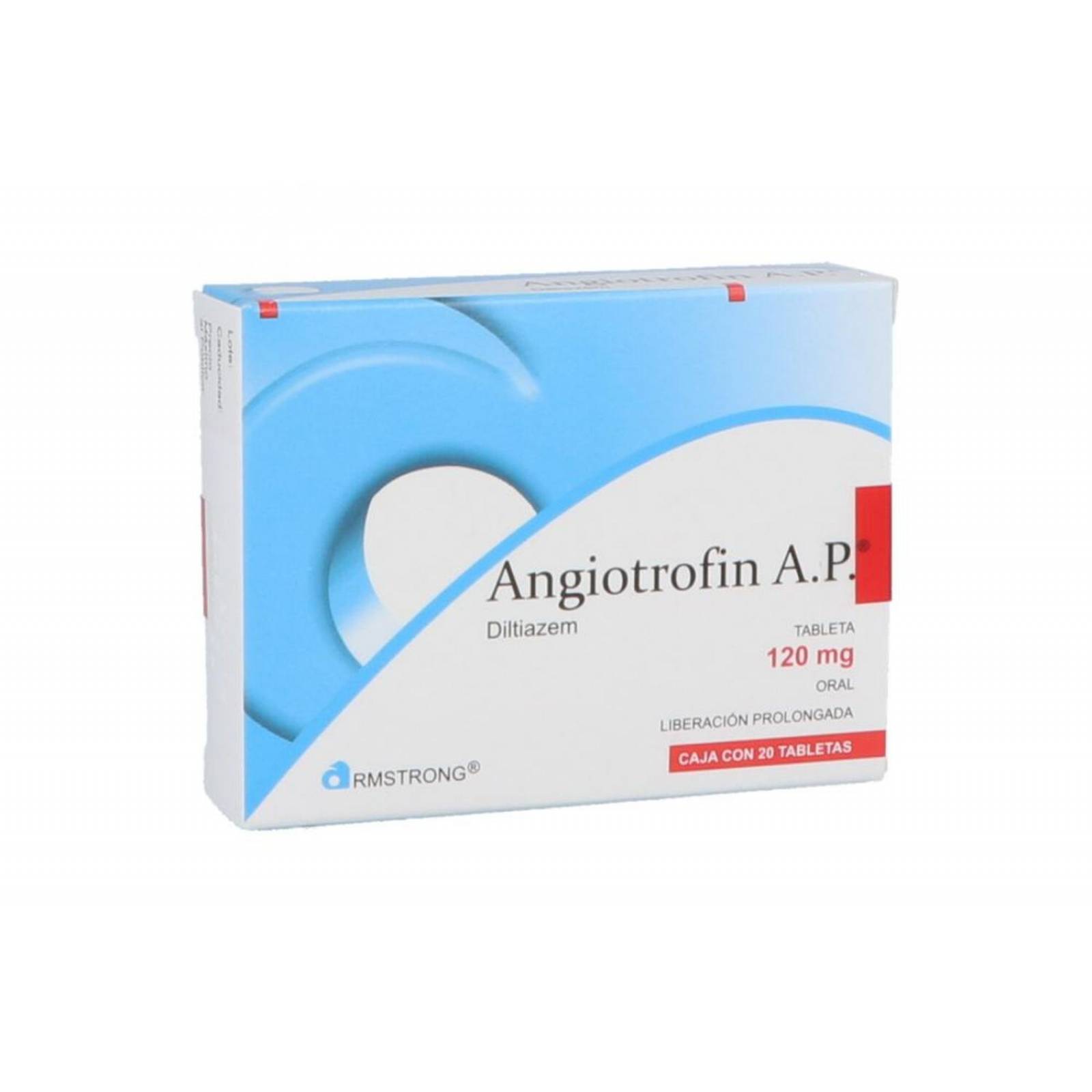 Angiotrofin A.P 120 mg Caja Con 20 Tabletas 