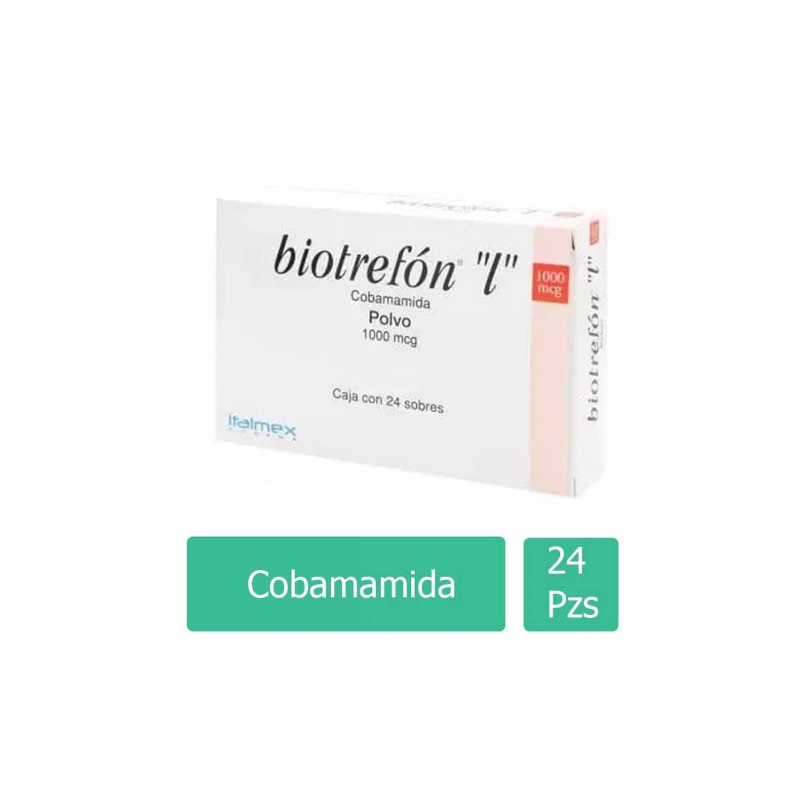 Biotrefon L 1000 Mcg Caja Con 24 Sobres 