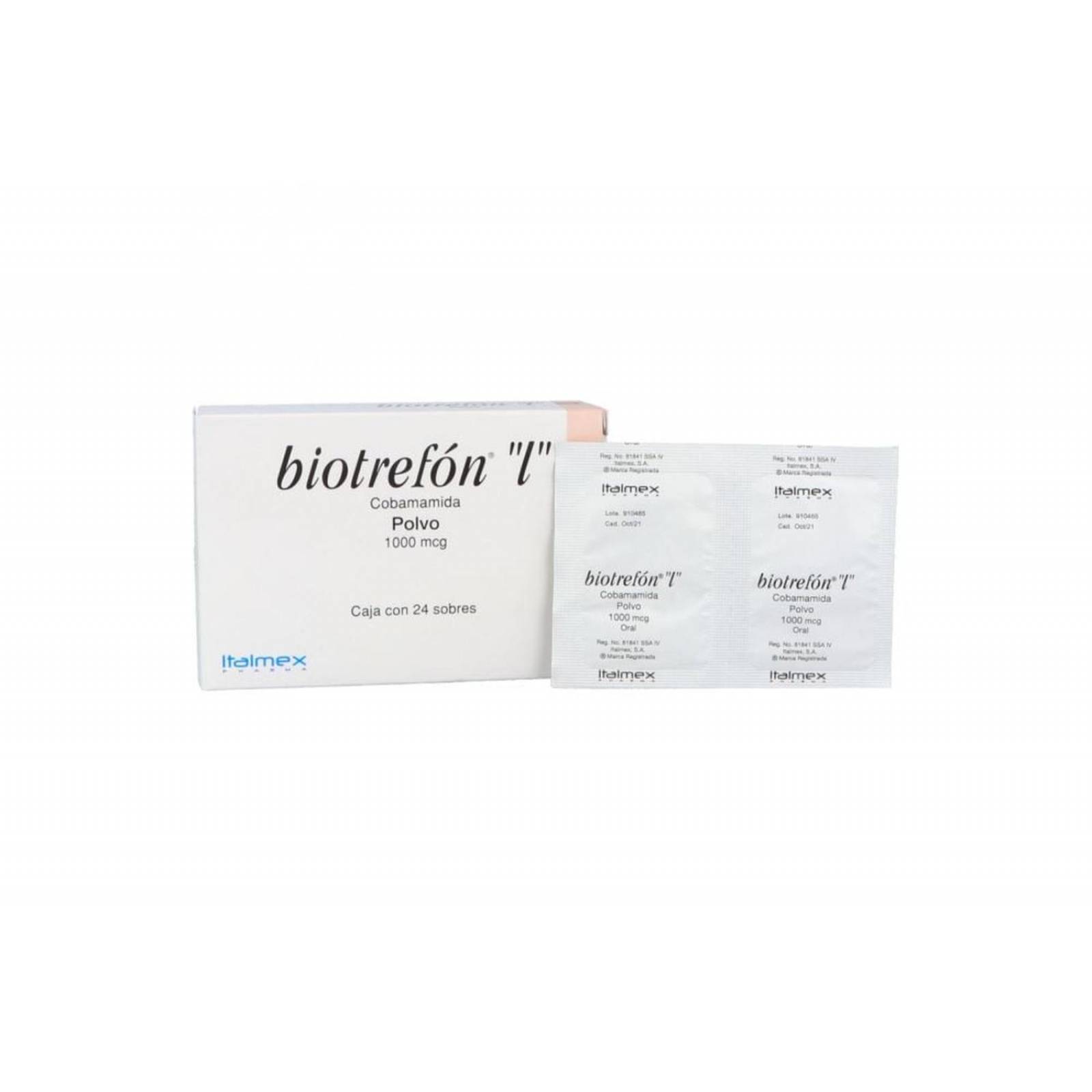 Biotrefon L 1000 Mcg Caja Con 24 Sobres 
