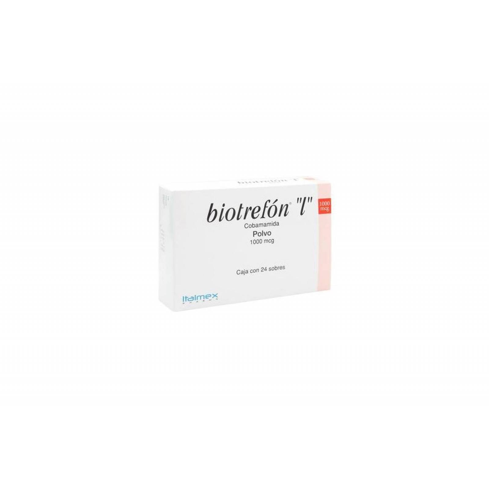 Biotrefon L 1000 Mcg Caja Con 24 Sobres 