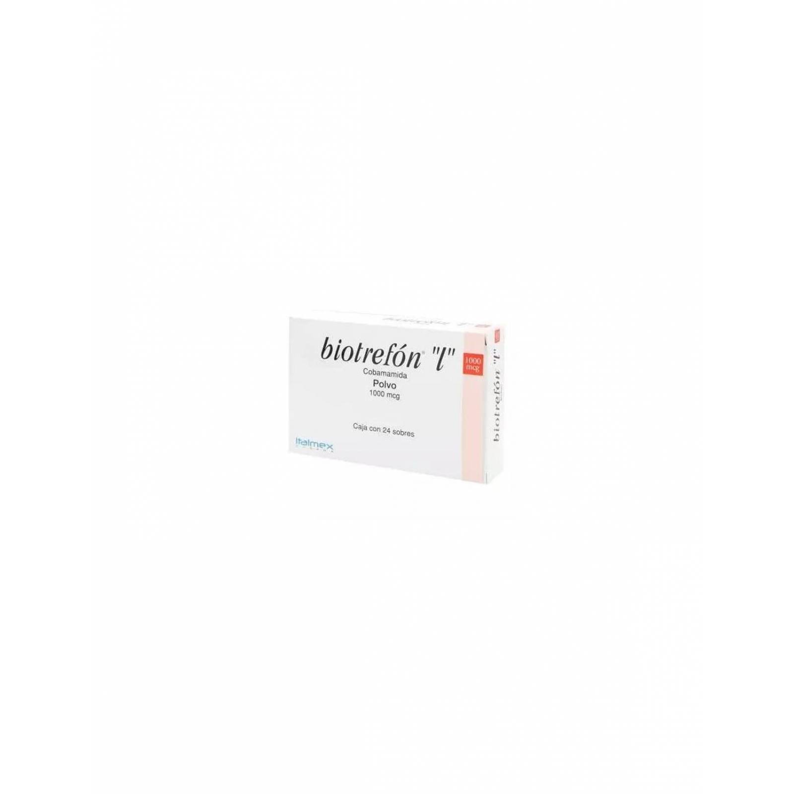 Biotrefon L 1000 Mcg Caja Con 24 Sobres 