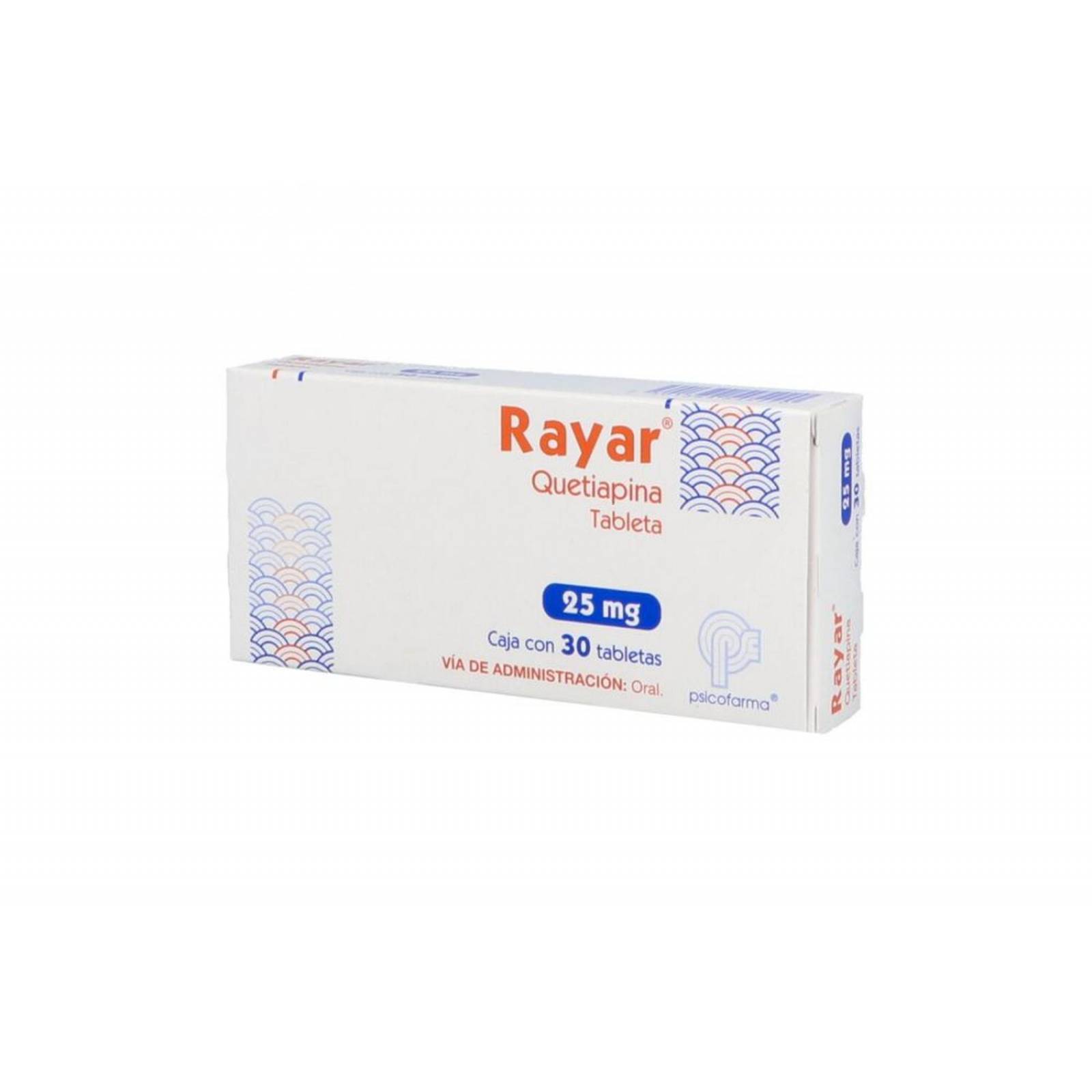Rayar 25 mg Caja Con 30 Tabletas 