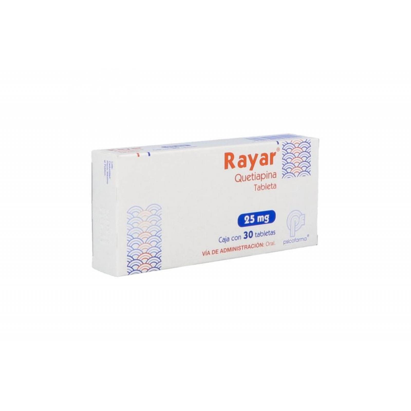 Rayar 25 mg Caja Con 30 Tabletas 