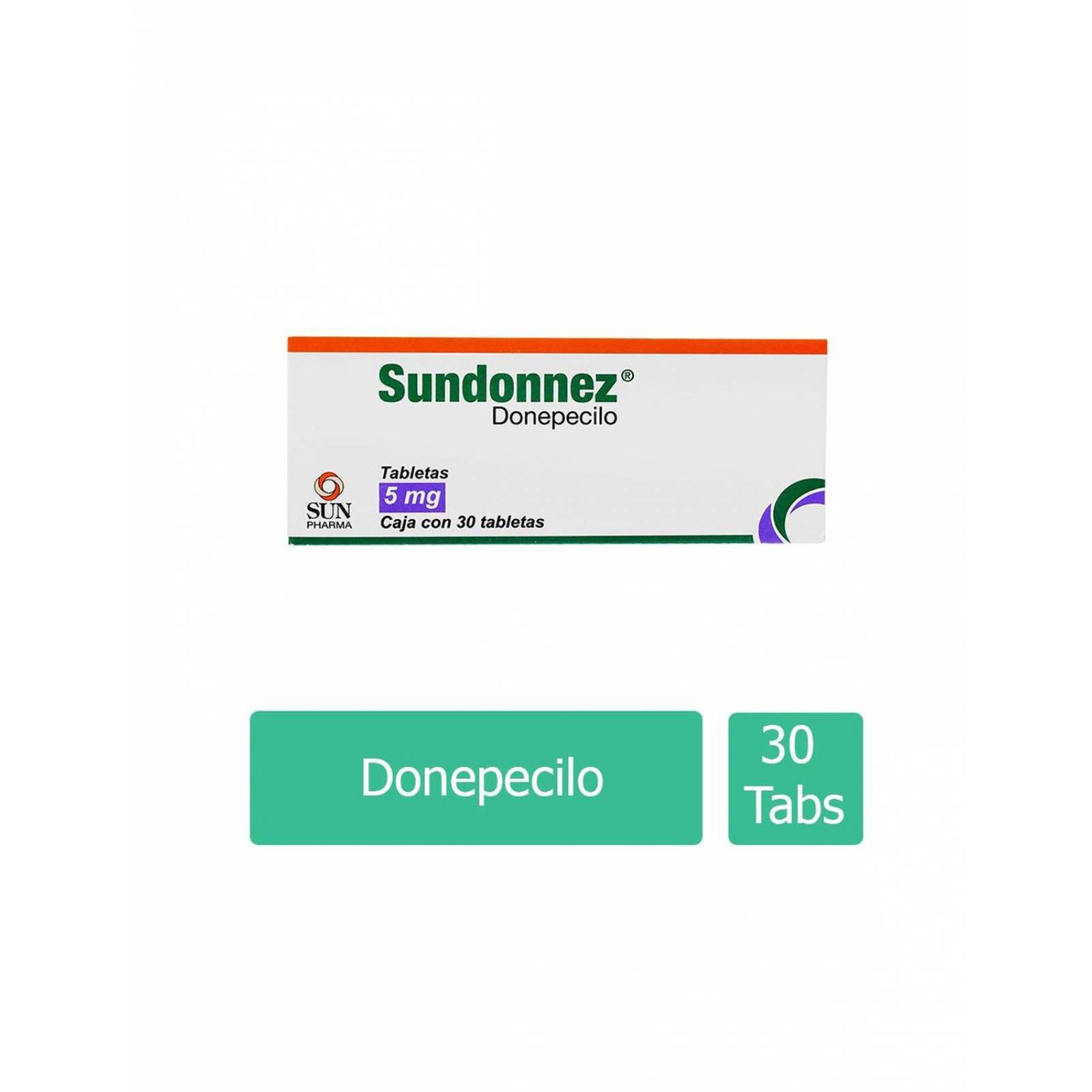 Sundonnez 5 mg Caja Con 30 Tabletas 