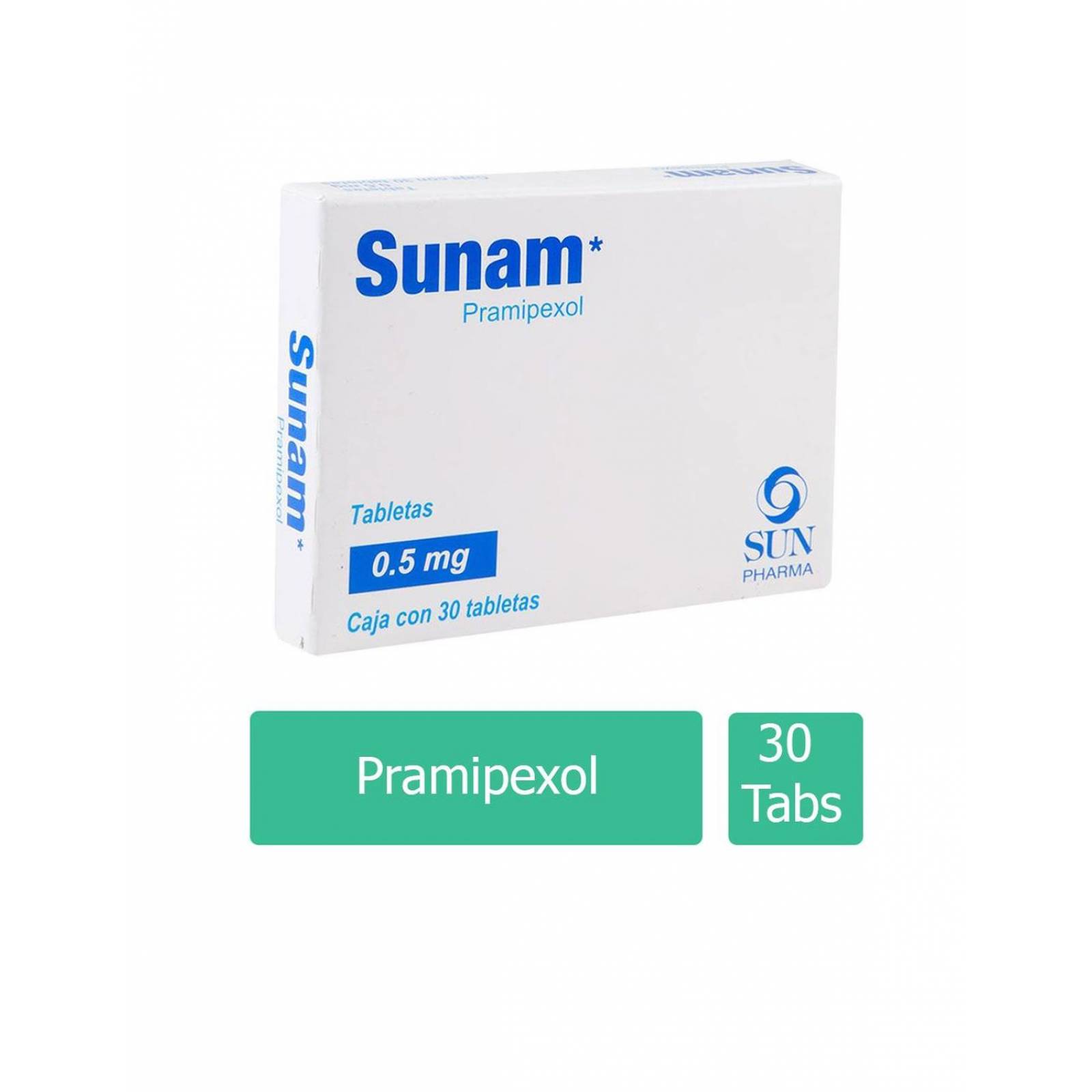Sunam 0.5 mg Caja Con 30 Tabletas 