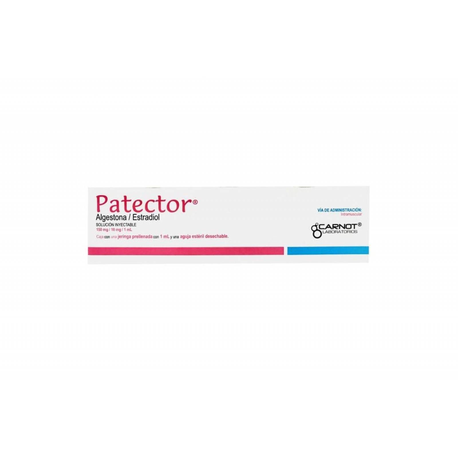 Patector 150 mg / 10 mg Caja Con Jeringa Prellenada Con 1mL 