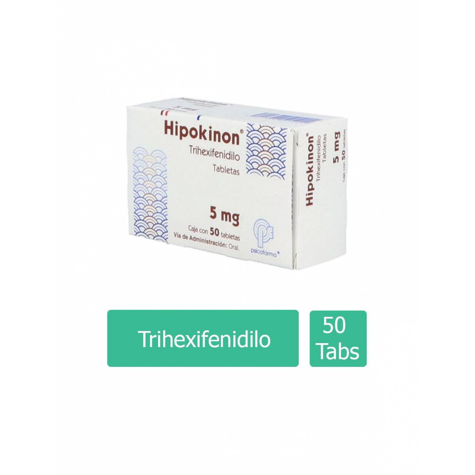 Hipokinon 5 mg Caja Con 50 Tabletas 