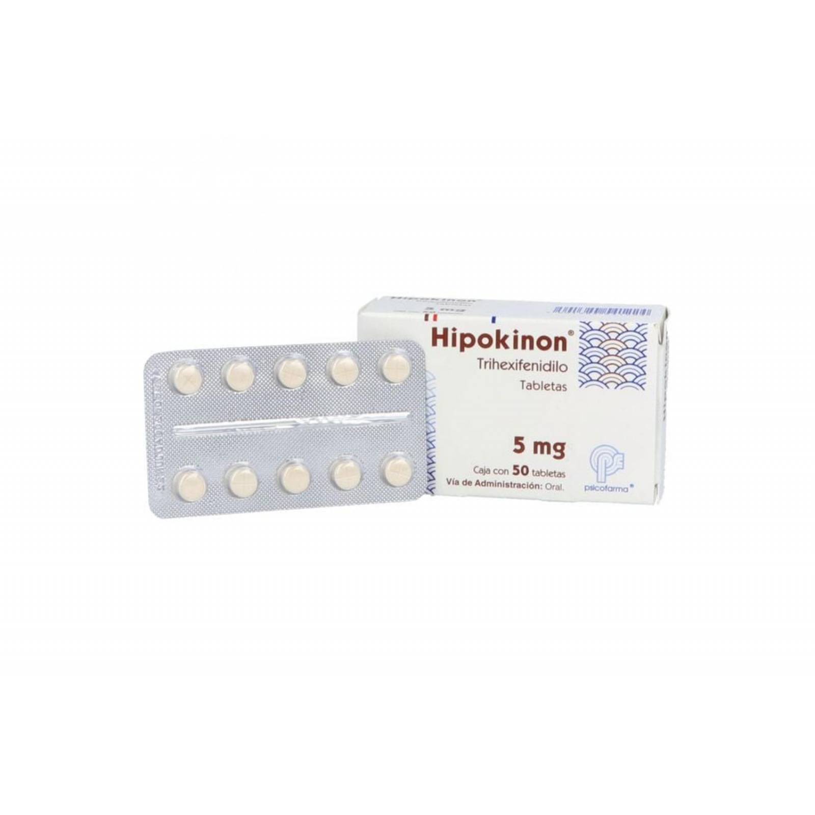 Hipokinon 5 mg Caja Con 50 Tabletas 