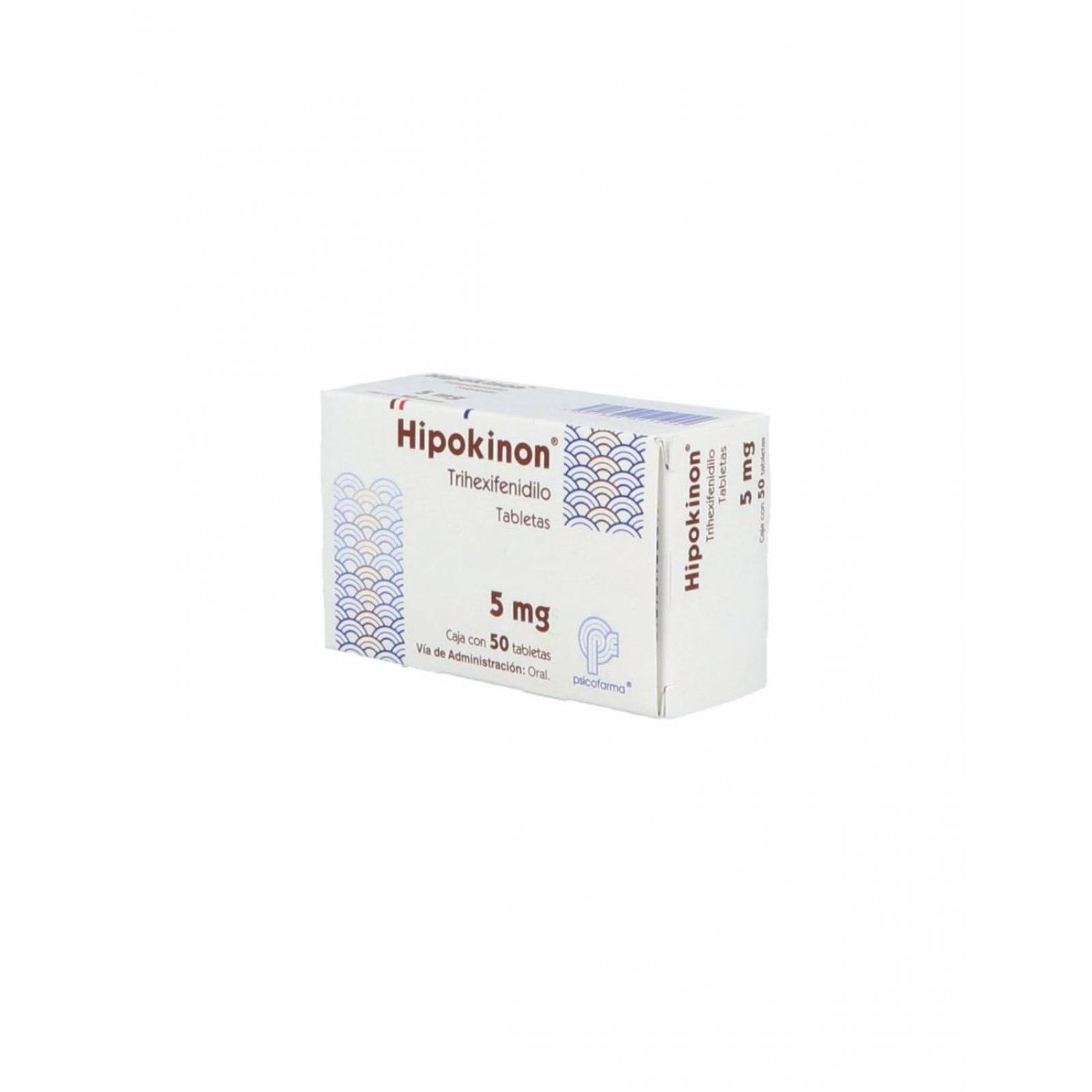 Hipokinon 5 mg Caja Con 50 Tabletas 