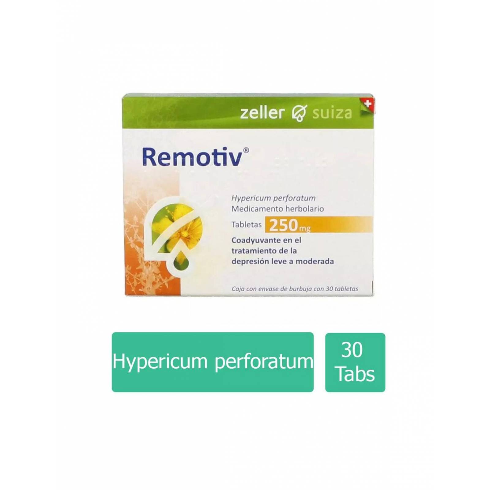 Remotiv 250 mg. 30 Tabletas 