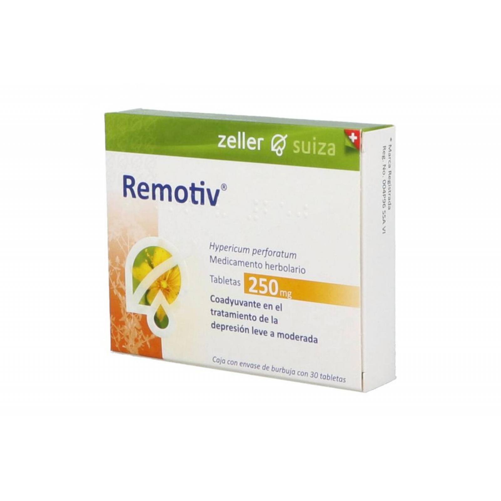 Remotiv 250 mg. 30 Tabletas 