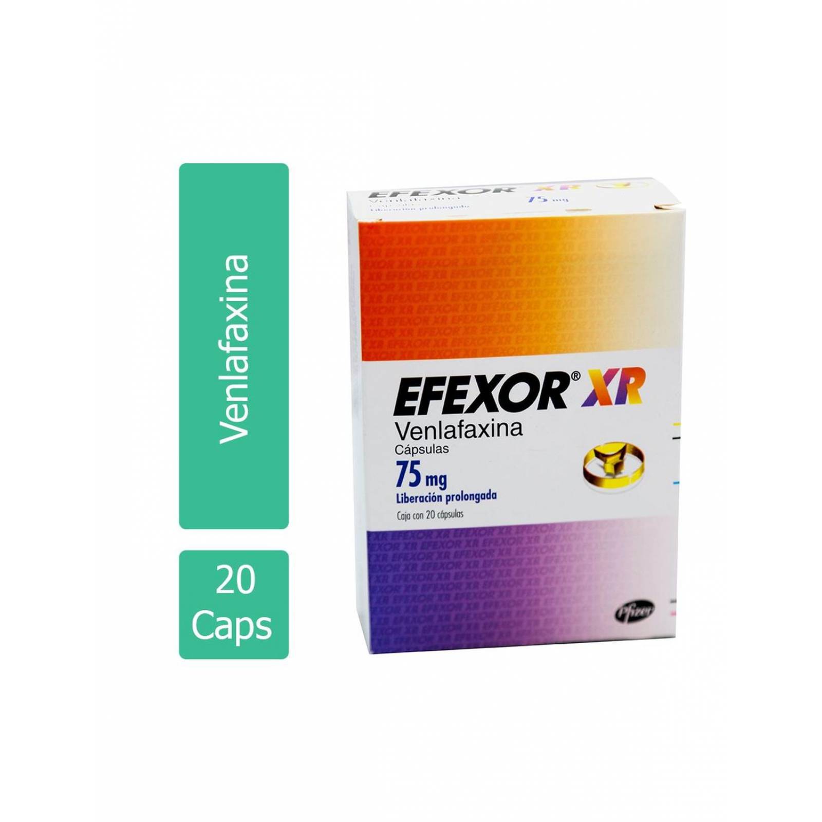 Efexor-XR 75 mg Caja Con 20 Tabletas 
