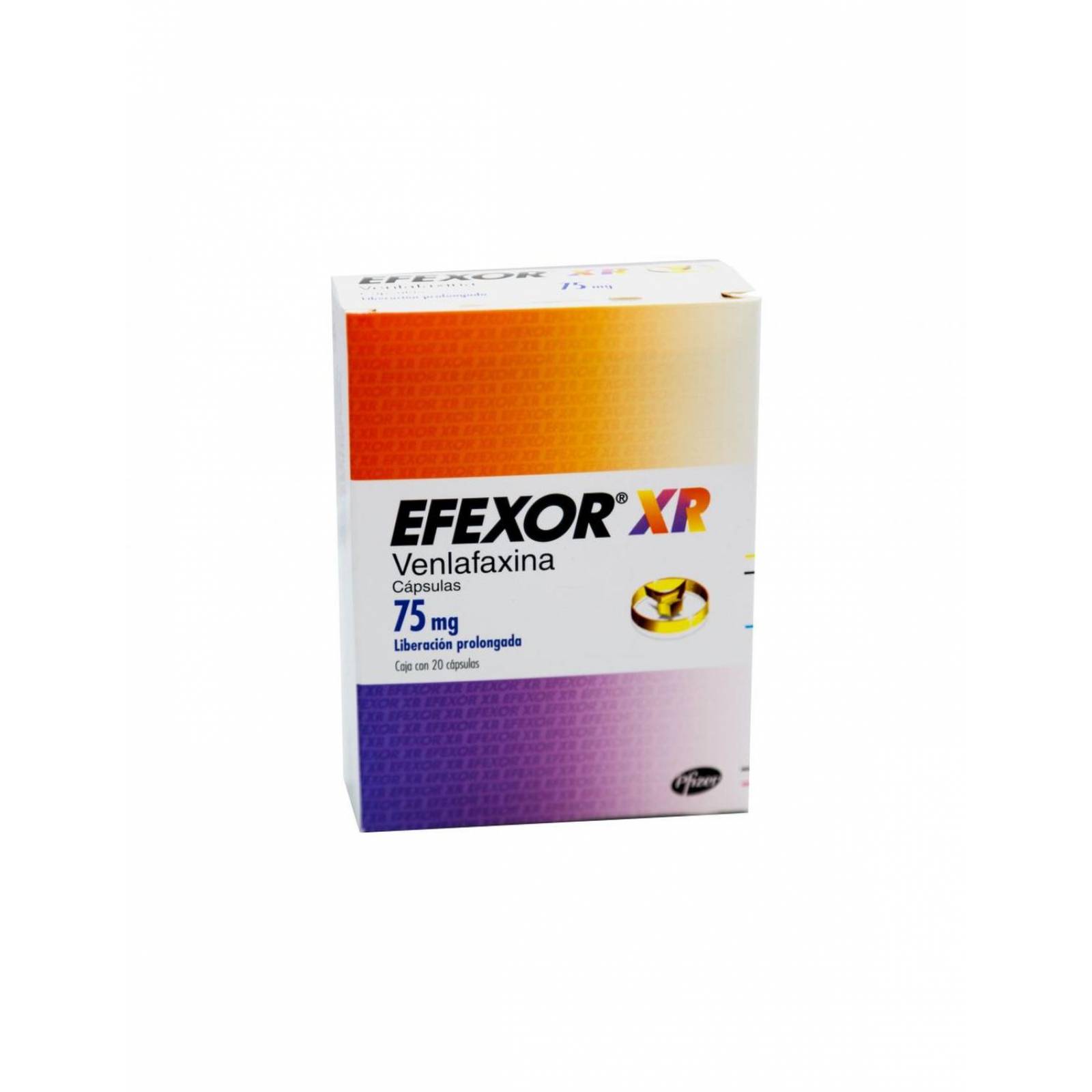 Efexor-XR 75 mg Caja Con 20 Tabletas 
