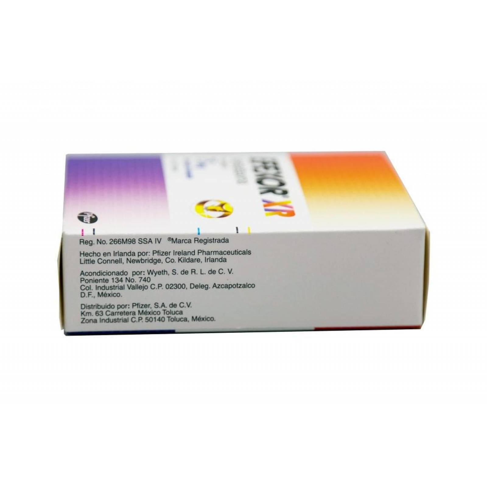 Efexor-XR 75 mg Caja Con 20 Tabletas 