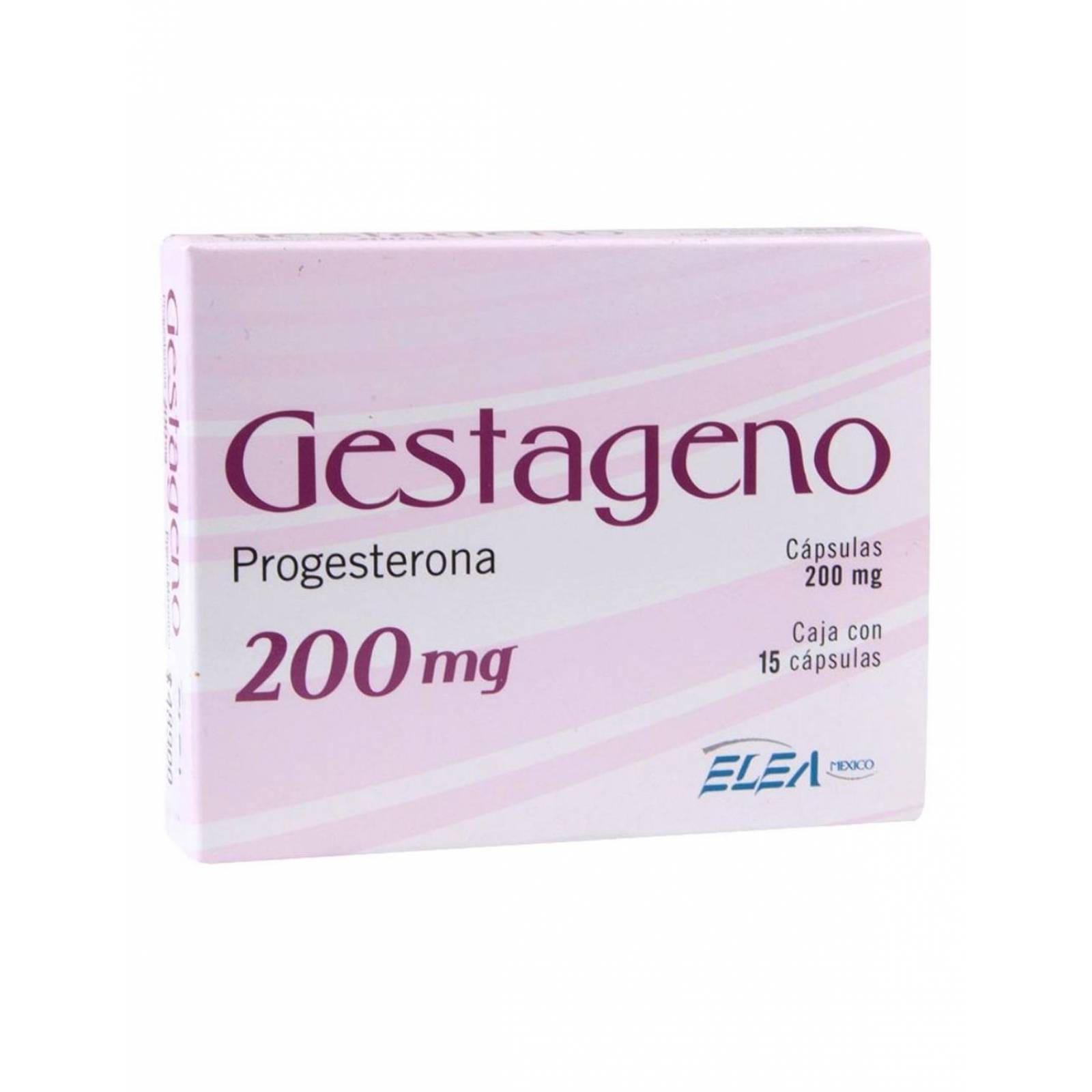 Gestageno 200mg Caja Con 15 Cápsulas 
