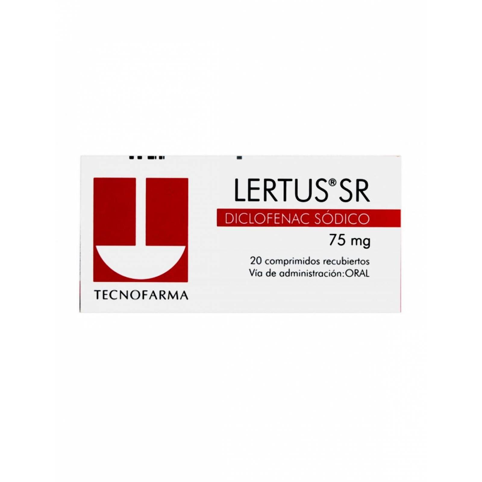 Lertus SR 75 mg Caja Con 20 Cápsulas 