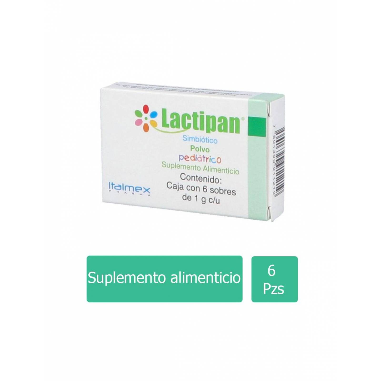 Lactipan Simbiótico Polvo Pediátrico Caja Con 6 Sobres 