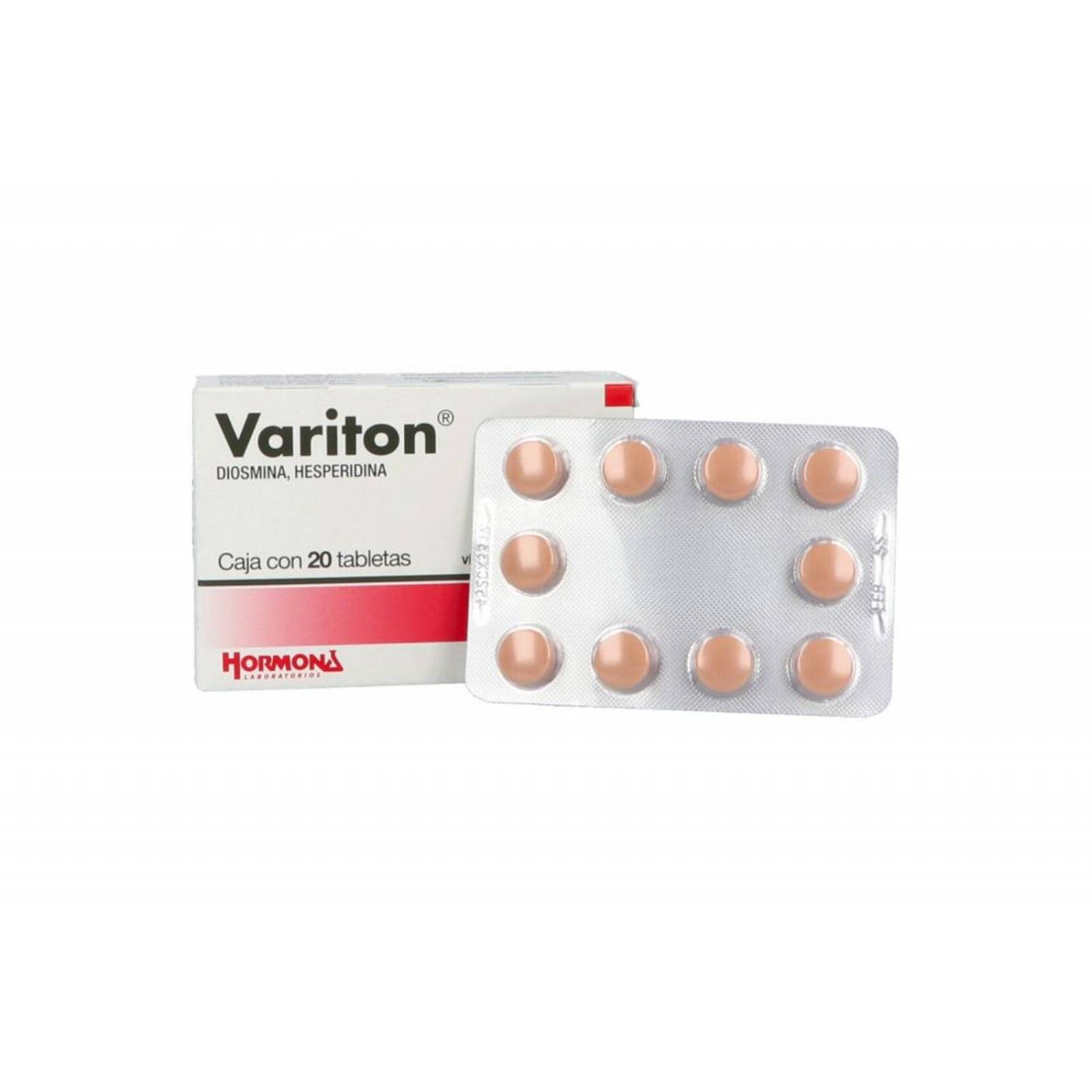 Variton 450 mg / 50 mg Caja Con 20 Tabletas 
