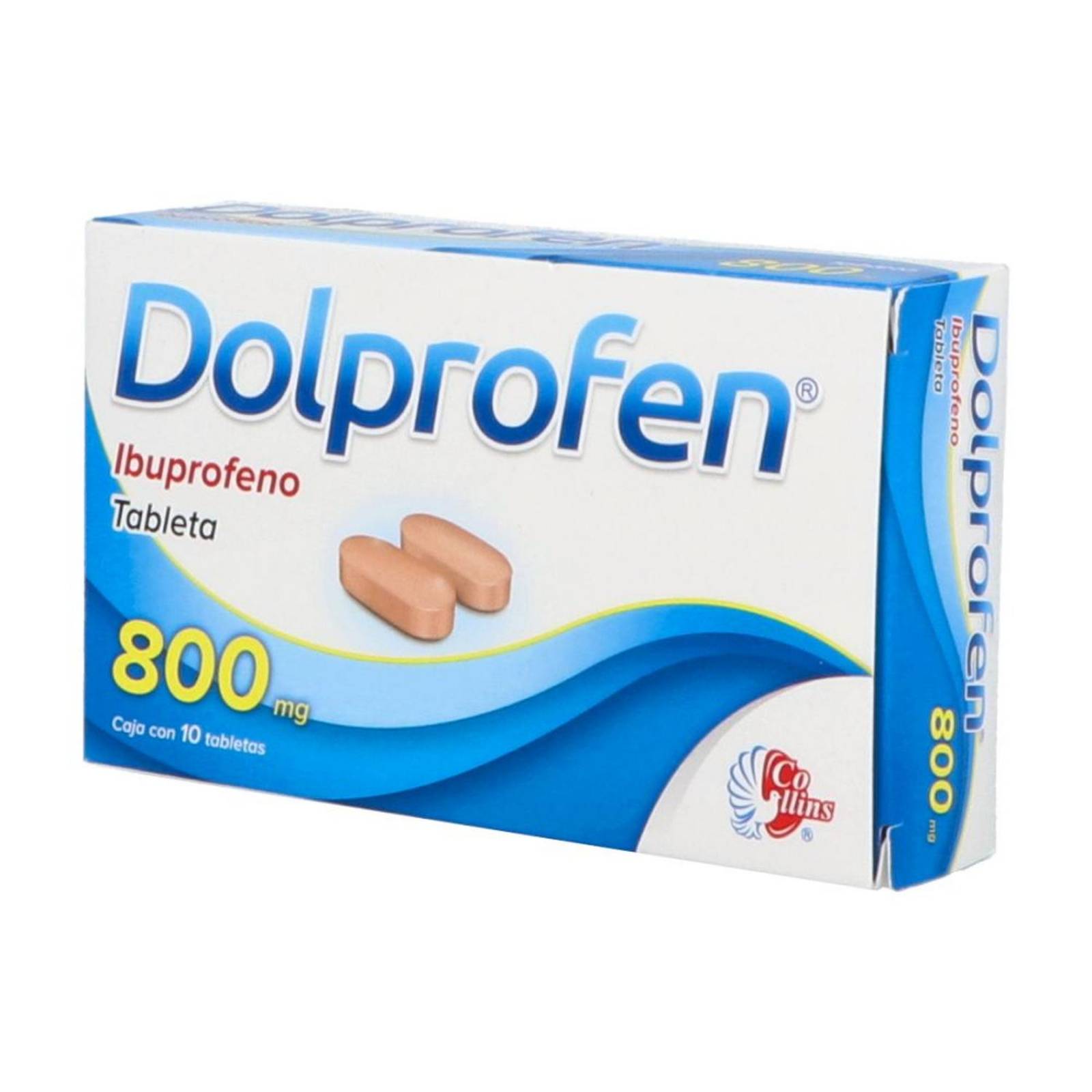 Dolprofen 800 mg 10 Tabletas 