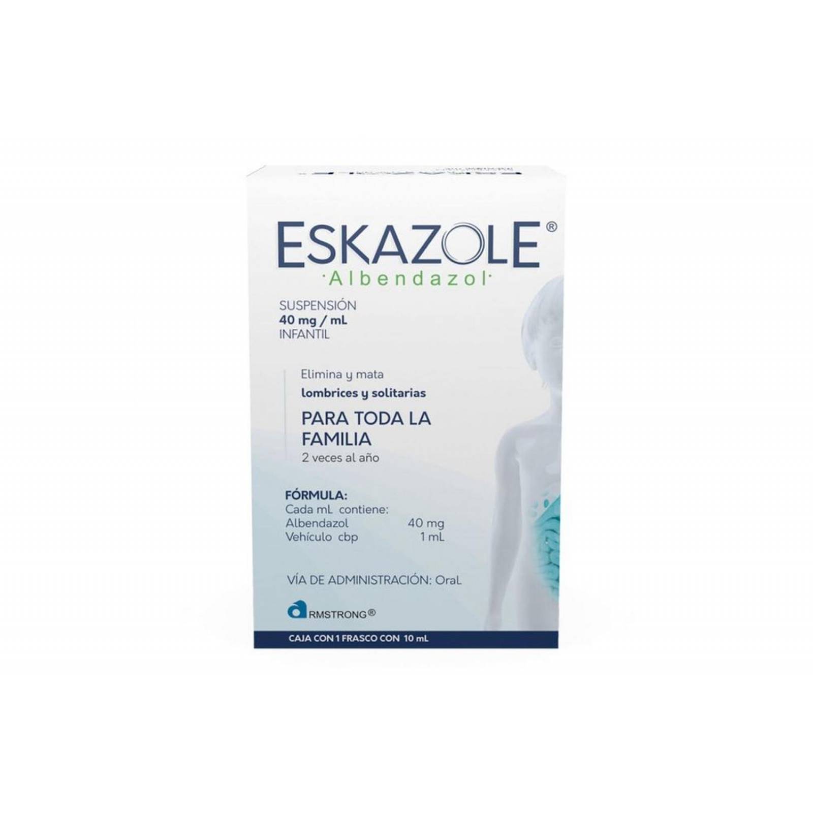 Eskazole 40 mg/mL Suspensión Infantil 10 mL 