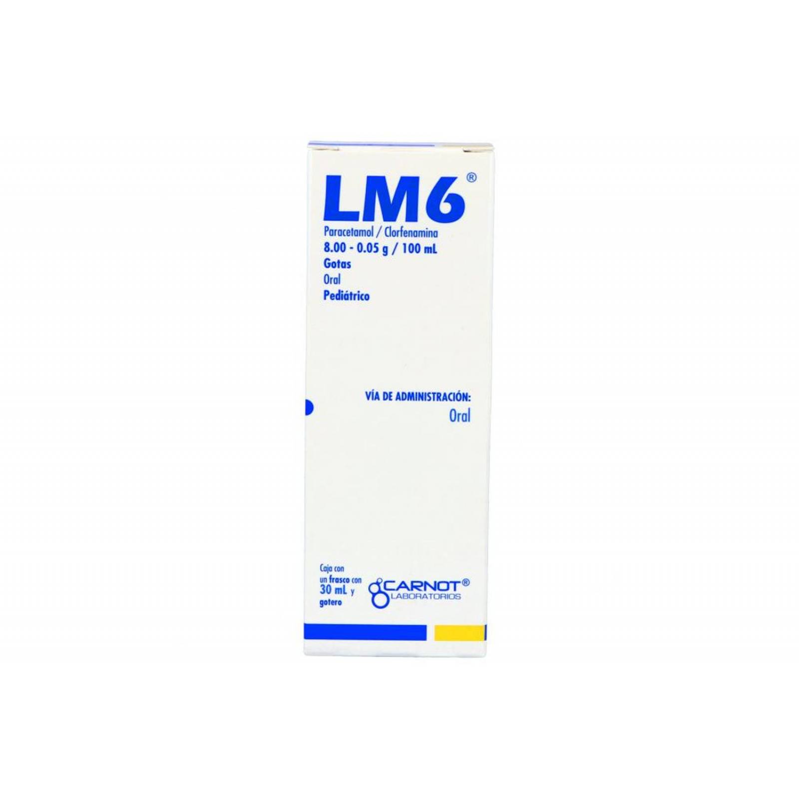 LM6 Pediátrico Gotas Solución Caja Con Frasco Con 30 mL 