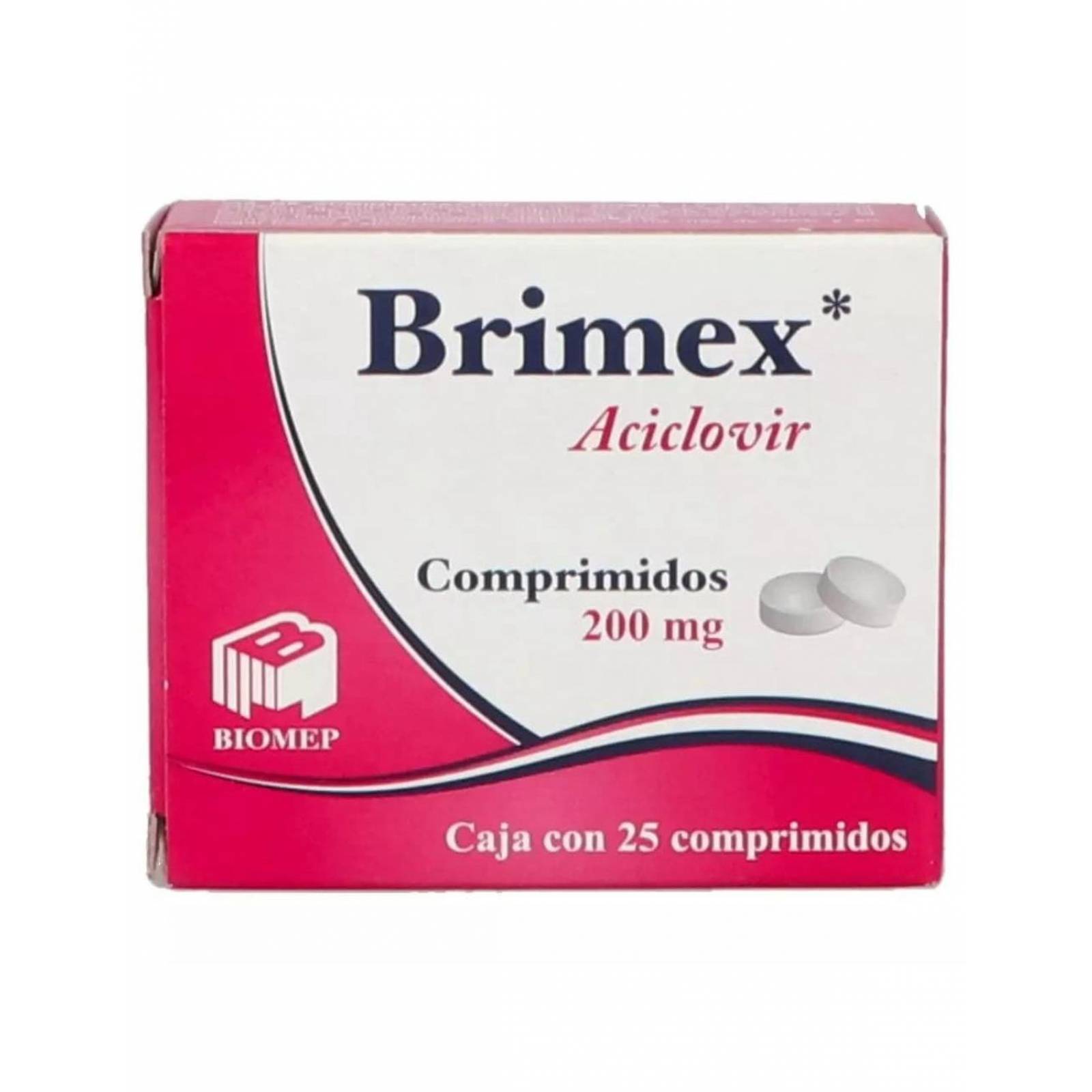 Brimex Aciclovir 25 Comprimidos 200 mg 