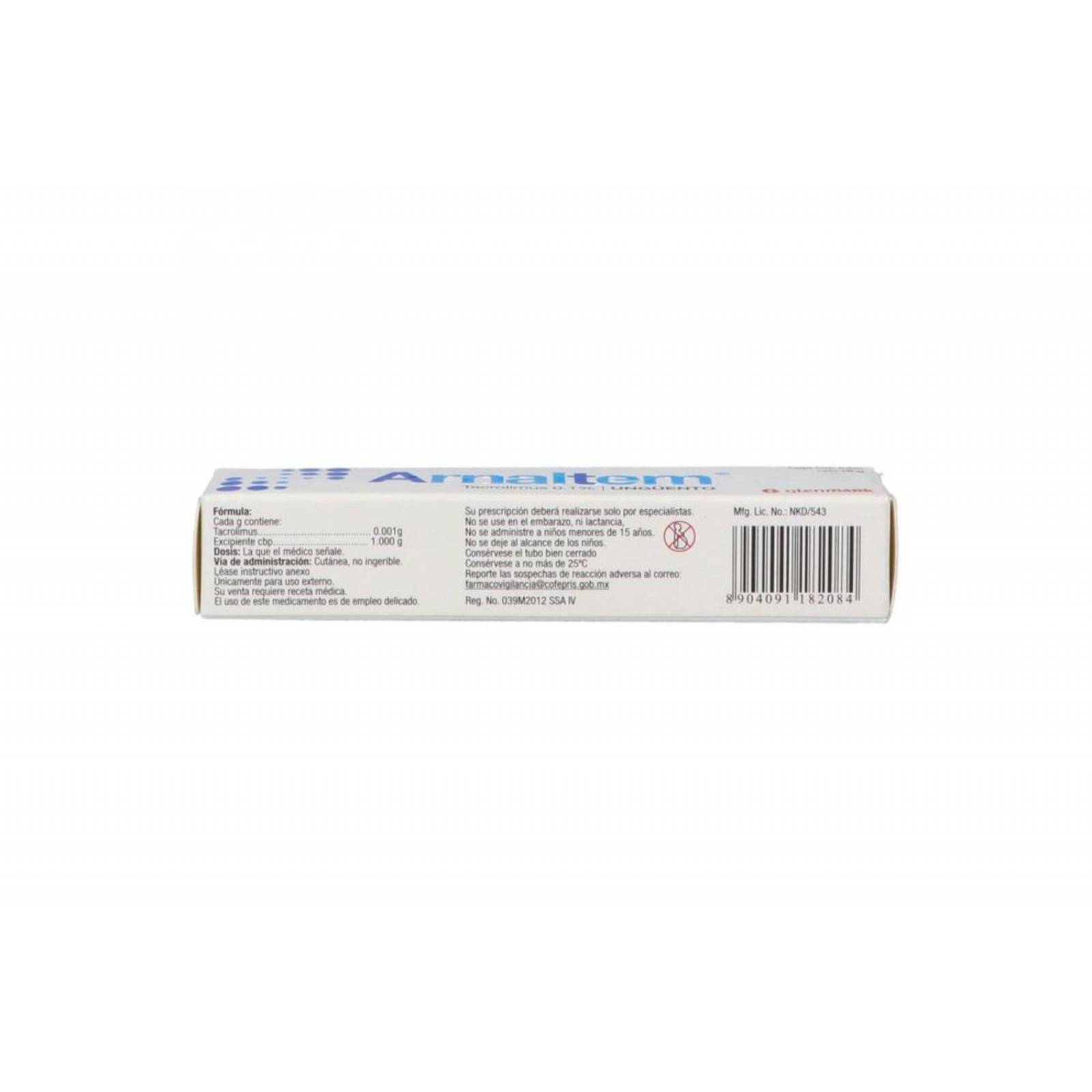 Arnaltem Ungüento 0.1 % Tubo de 10 g 