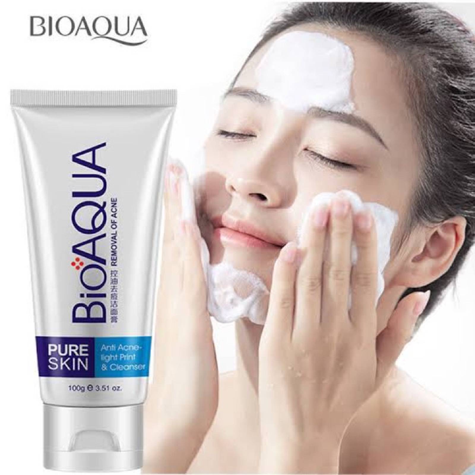 Bioaqua Pure Skin Removedor Limpiador De Acné Y Grasa