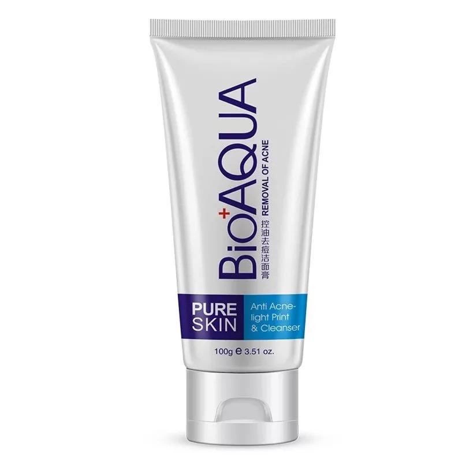 Bioaqua Pure Skin Removedor Limpiador De Acné Y Grasa