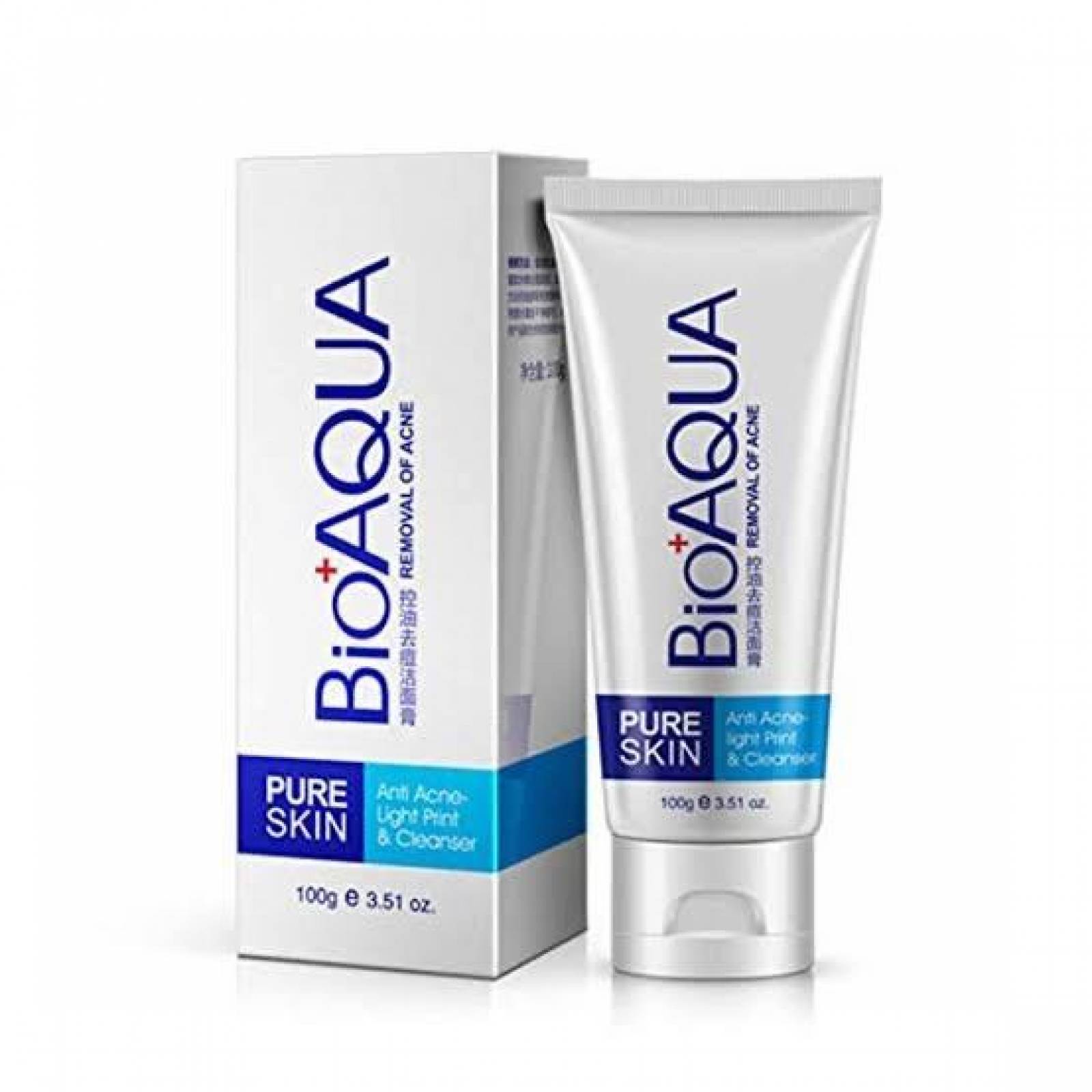 Bioaqua Pure Skin Removedor Limpiador De Acné Y Grasa